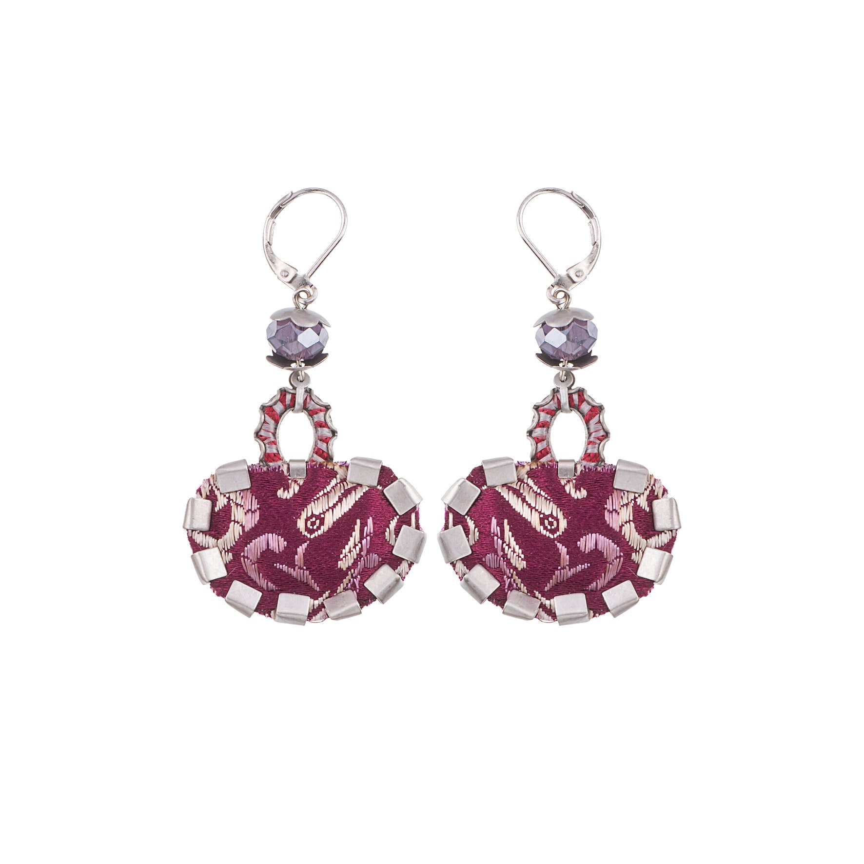 Ayala Bar Deep Purple Earrings Artisans